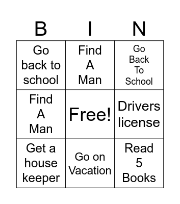 2026 Bingo Card
