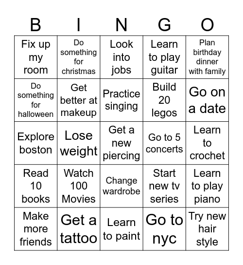 2026 BINGO Card