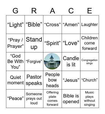 Welcome to St. Paul UMC Lusby Bingo Card