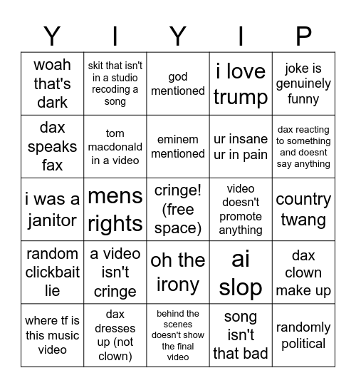 who is whulo? - DAX BINGO! Bingo Card