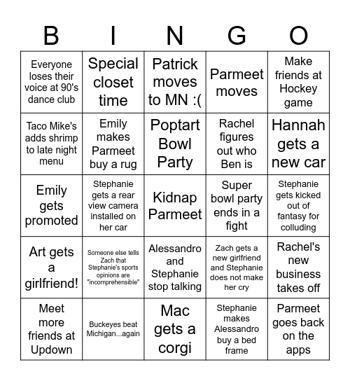 2026 Bingo Card