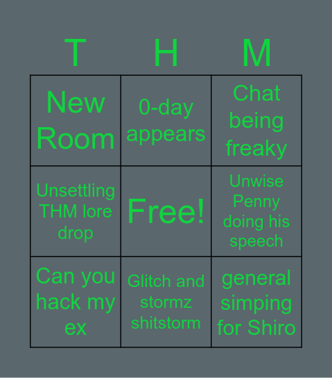 TryHackMe Bingo Card