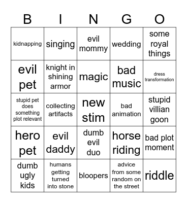 barbie movie Bingo Card