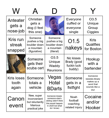 2026 Bingo Card