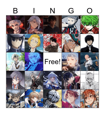 Tae’s favorite Characters Bingo Card