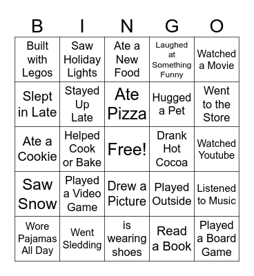 Back to School Bingo! Bingo Card