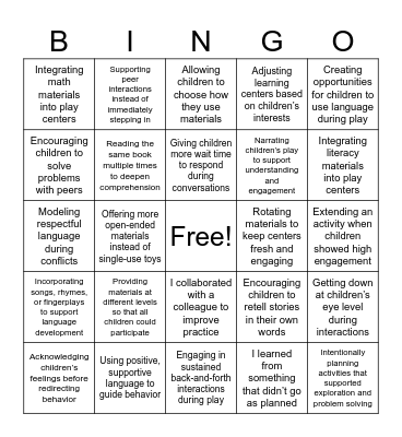 Last Semester I Tried... Bingo Card