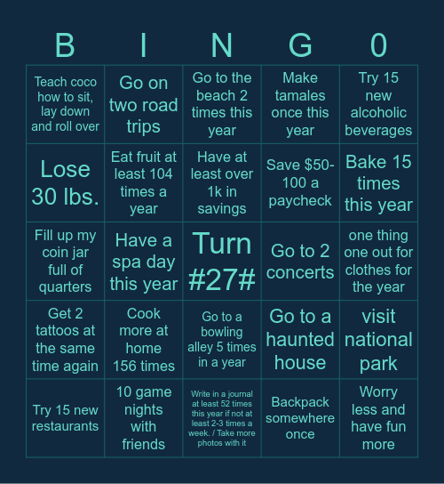 Johnathon 2026 Bingo Card