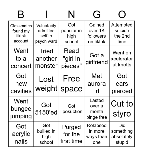 2026 bingo card Bingo Card