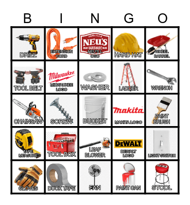 Neu's Christmas Party! Bingo Card