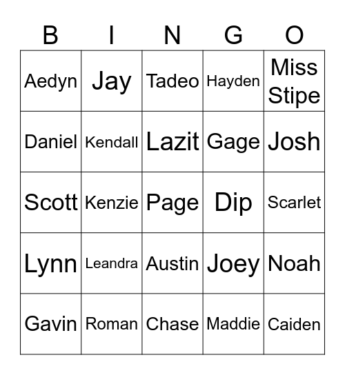 Int Algebra 2 Bingo Card