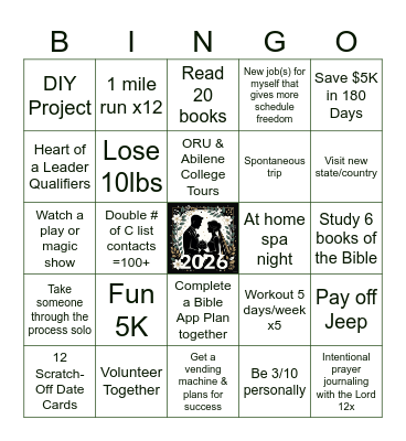 2026 Bingo Card