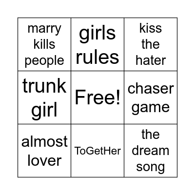 GL series to watch in 2026 Bingo Card