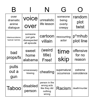 Tomorrow's Teaching Bingo Card