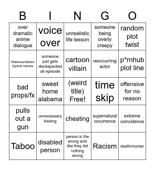 Tomorrow's Teaching Bingo Card