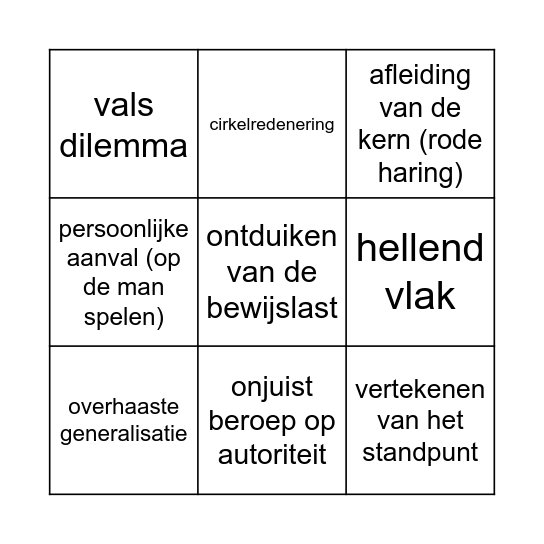 DROGREDENEN Bingo Card