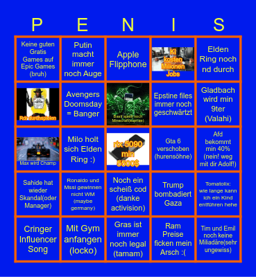 2026 Bingo Dikka Bingo Card