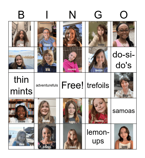 Troop 21669 Bingo Card