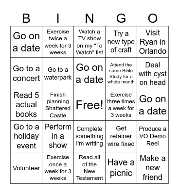2026 BINGO Card