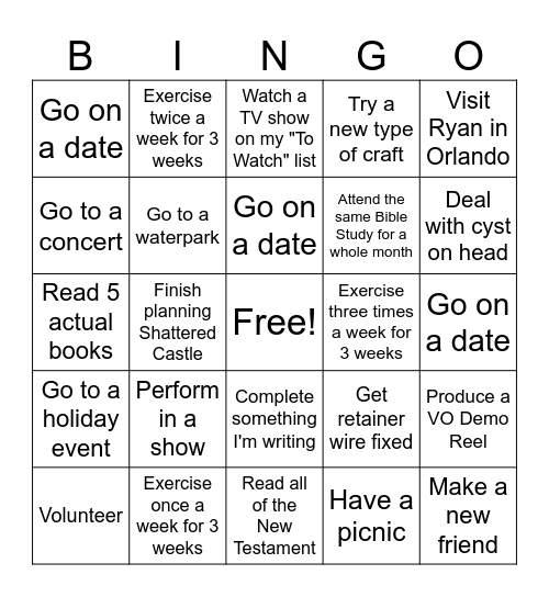 2026 BINGO Card