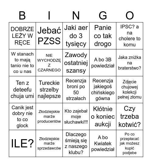 Braterstwo.eu Bingo Card