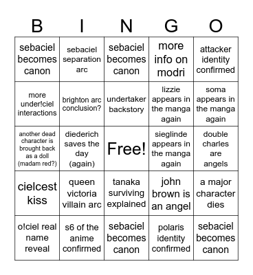 kuro 2026 predictions Bingo Card
