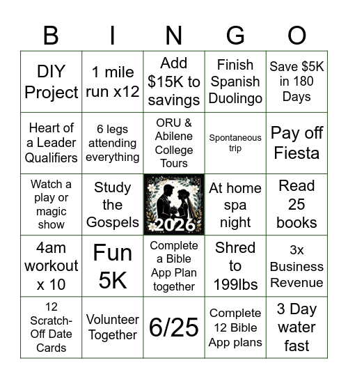 2026 Bingo Card