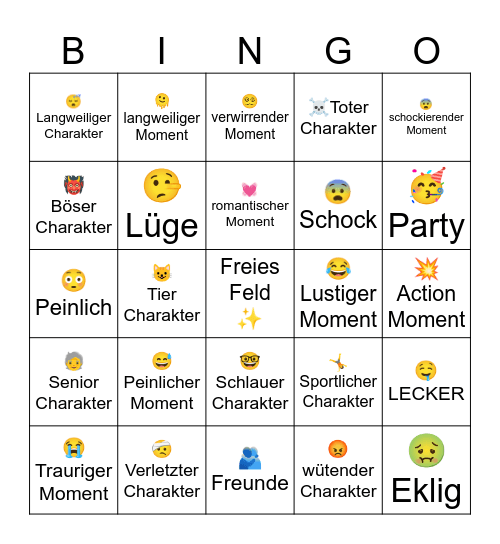 MANGA BINGO Card