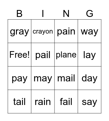 Sounds Great 5 Bingo Card
