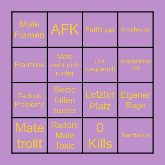 WINorTILT Bingo Card