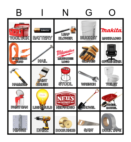 Neu's Christmas Party! Bingo Card