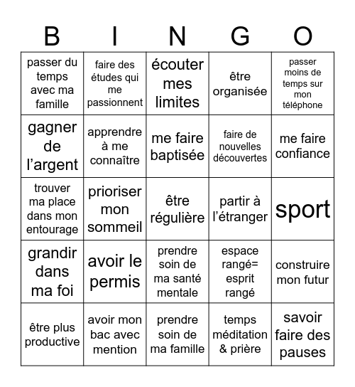 bingo 2026 Bingo Card