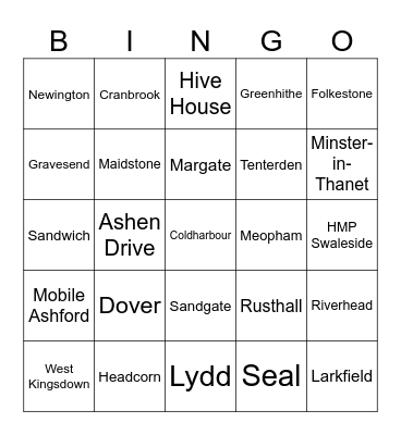Library Bingo Card