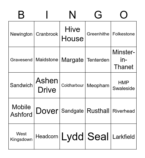 Library Bingo Card