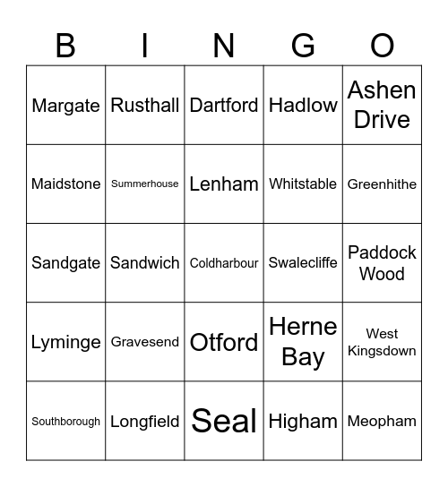 Library Bingo Card