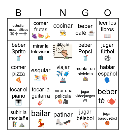 ¿Te gusta...? Bingo Card