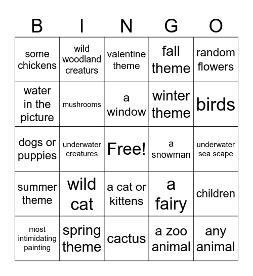Diamond Painting Bingo card 2026 Bingo Card