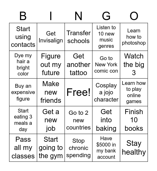 2026 BINGO Card