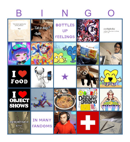 ★!ო3վ3's ճíղցօօ!★ Bingo Card