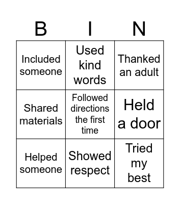 New Year, Better Together Bingo Card