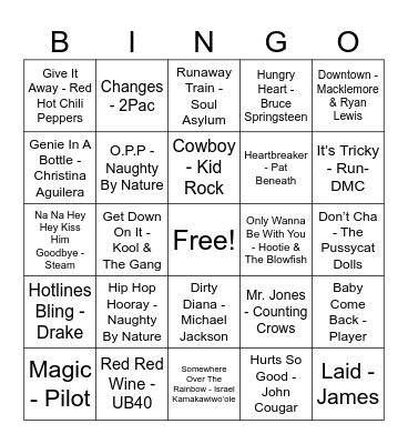 GOOD MIX 12 Bingo Card