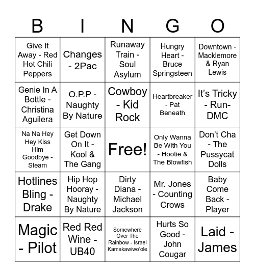 GOOD MIX 12 Bingo Card