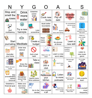 CIDM 2026 New Year's Resolutions Bingo Card