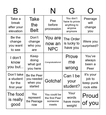 Vigil Bingo 2026 Bingo Card