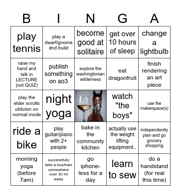NEW YEARS BINGO 2026 Bingo Card