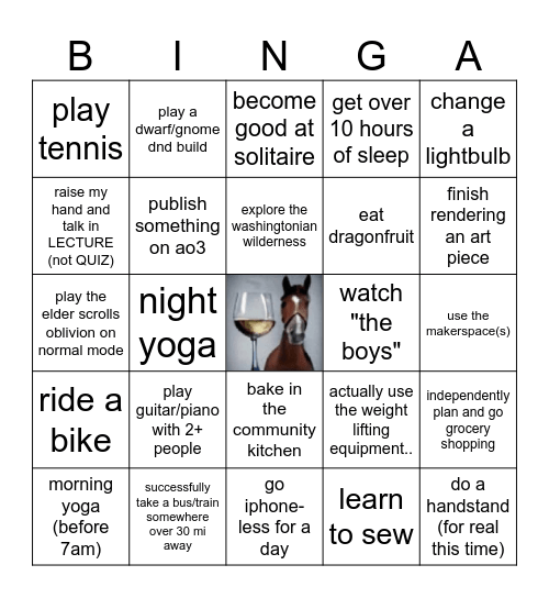 NEW YEARS BINGO 2026 Bingo Card