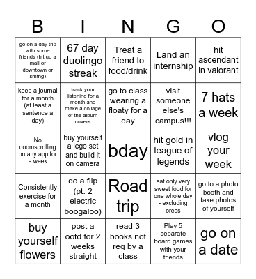 phong Bingo Card