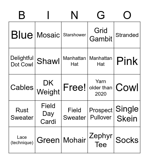 Cold Sheep Bingo 2026Y Bingo Card