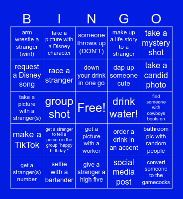 Disneyyyy Bingo Card