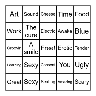 LOVE IS...Bingo Card